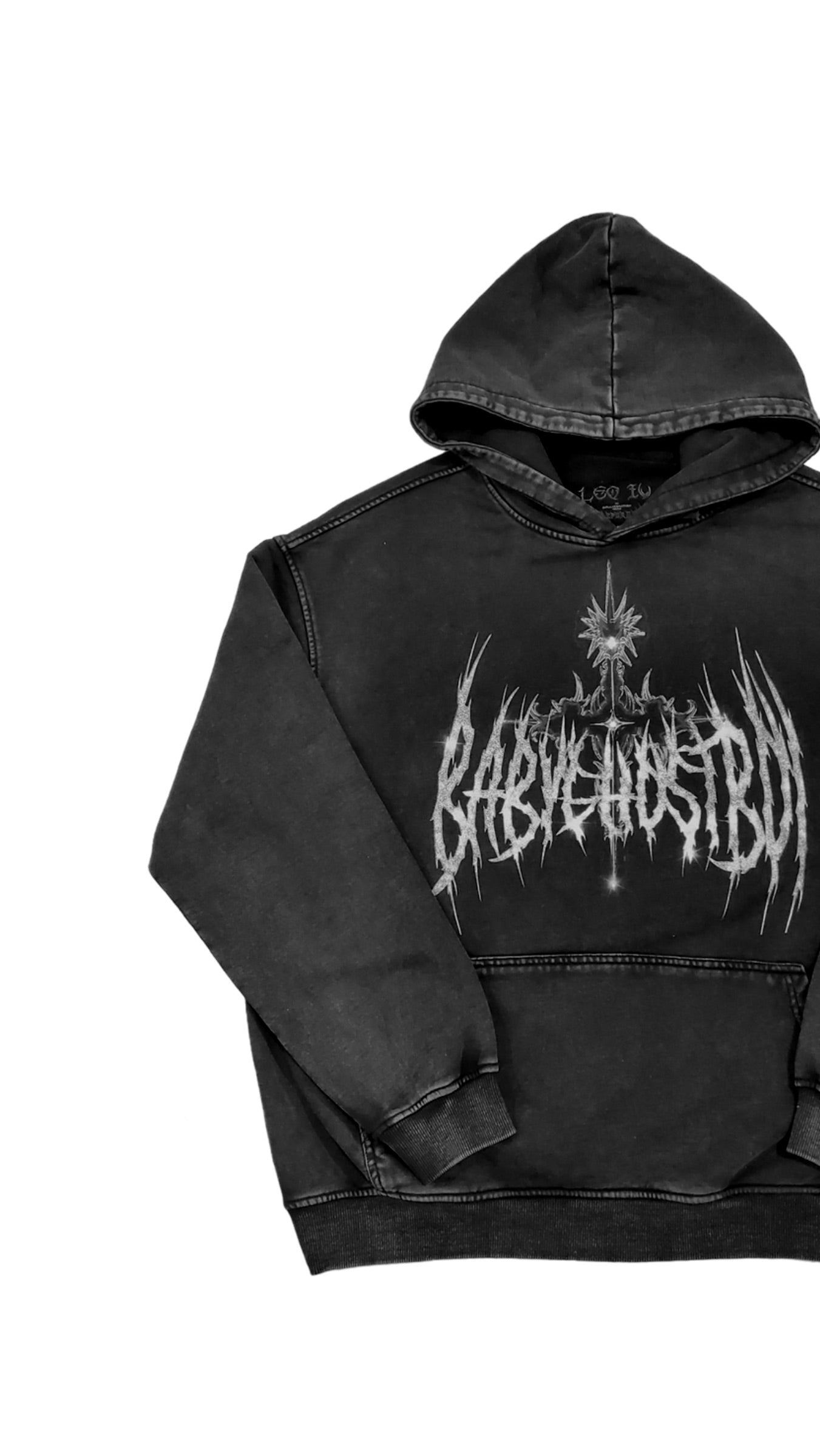 Babyghostboi Cross Hoodie